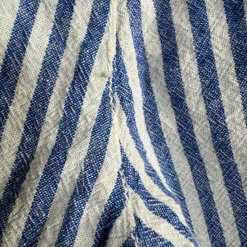 Mini Boden Blue & White Boys Seersucker Shorts w Adjustable Waist Size 10 Years - Picture 5 of 8